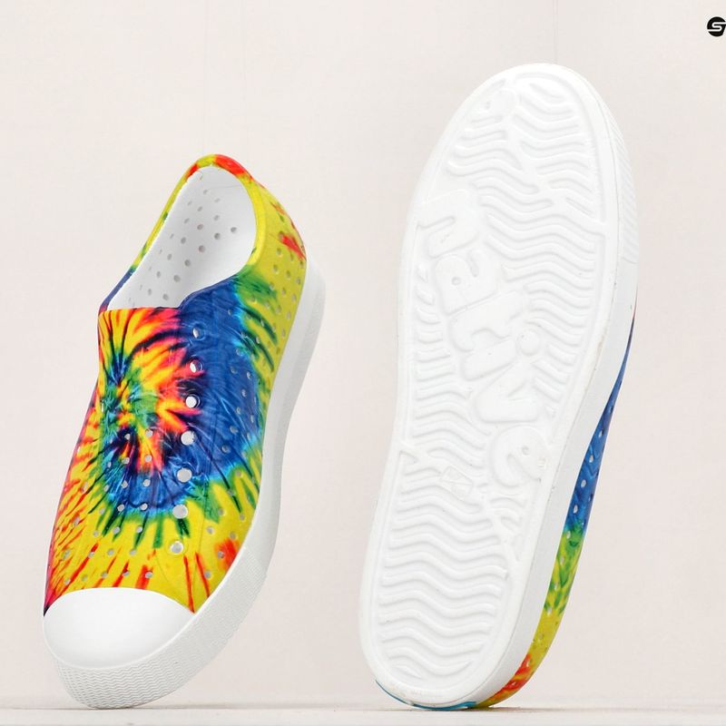 Buty Native NA-11100101 Jefferson Print shell white/shell white/neon multi tie dye 15