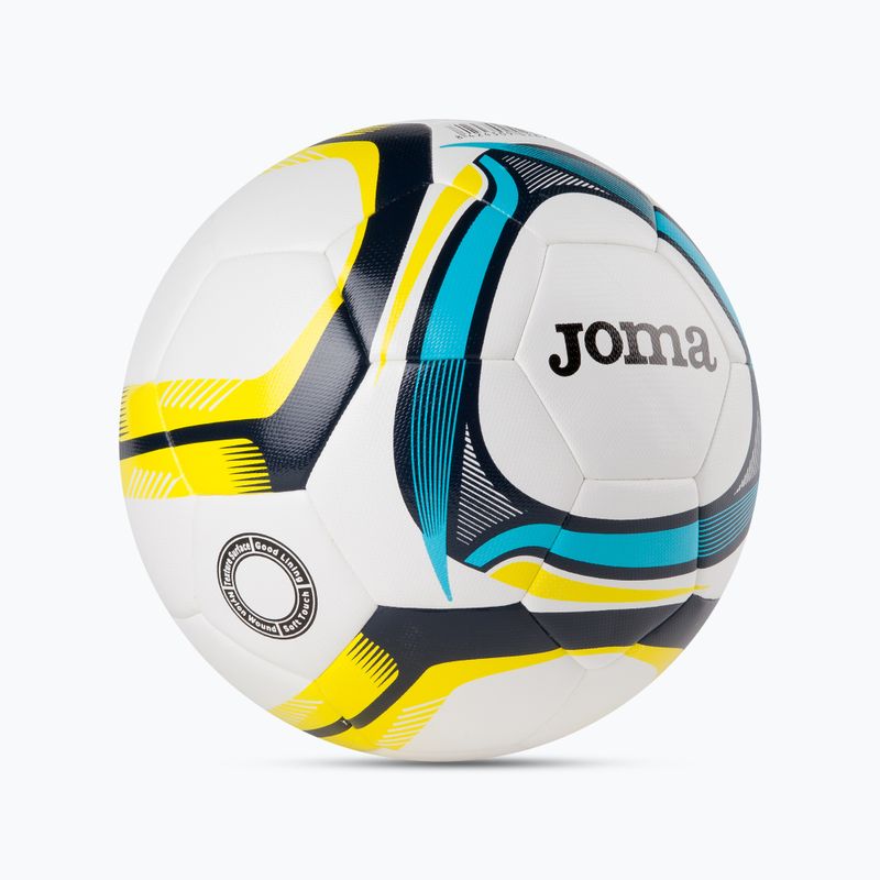Piłka do piłki nożnej Joma Light Hybrid white/royal rozmiar 5 2