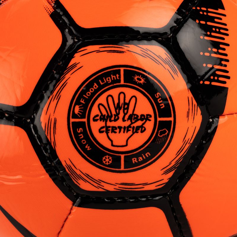 Piłka do piłki nożnej Joma Egeo fluor coral/black rozmiar 4 3