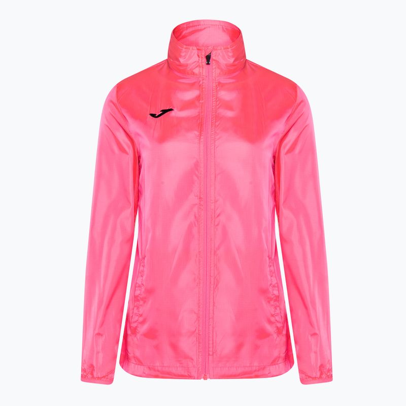 Kurtka do biegania damska Joma Elite VII Windbreaker fluor pink