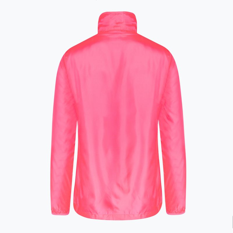 Kurtka do biegania damska Joma Elite VII Windbreaker fluor pink 2