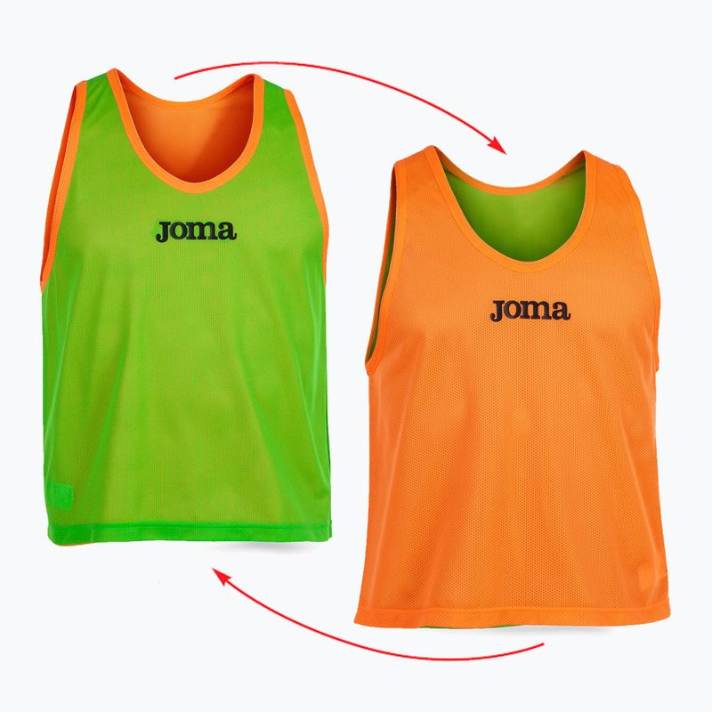 Znacznik piłkarski Joma Reversible Training Bib fluor orange/fluor green 3
