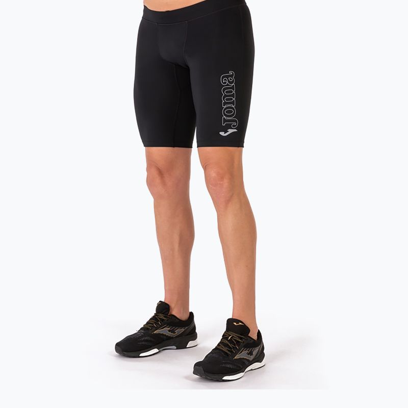 Spodenki do biegania męskie Joma Running Night Short Tights black 5