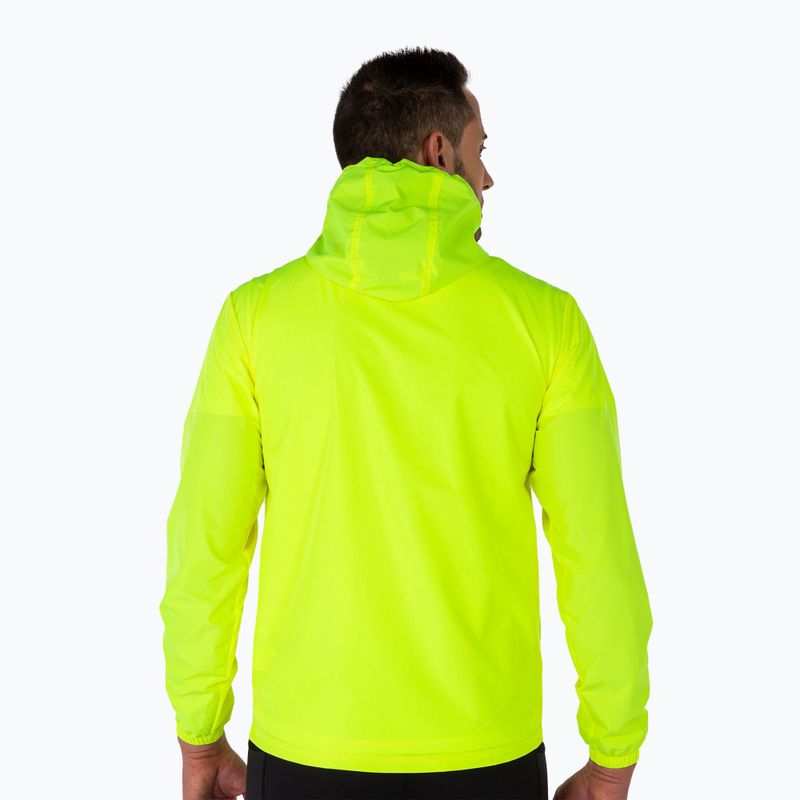 Kurtka do biegania męska Joma Elite VIII Raincoat yellow 3