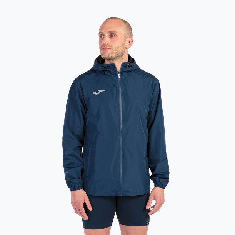 Kurtka do biegania męska Joma Elite VIII Raincoat navy 3