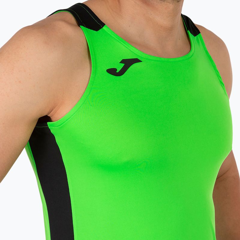Koszulka do biegania męska Joma Record II Tank Top fluor green/black 5