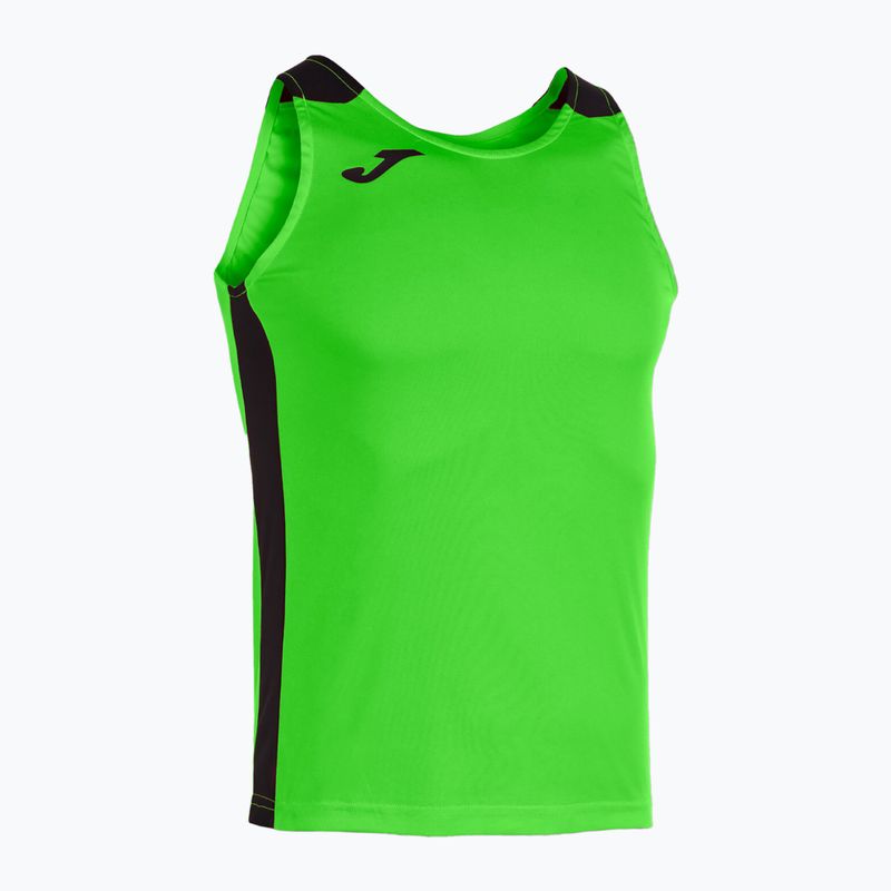 Koszulka do biegania męska Joma Record II Tank Top fluor green/black 8
