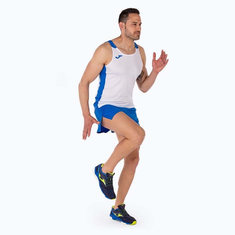 Koszulka do biegania męska Joma Record II white/royal 6