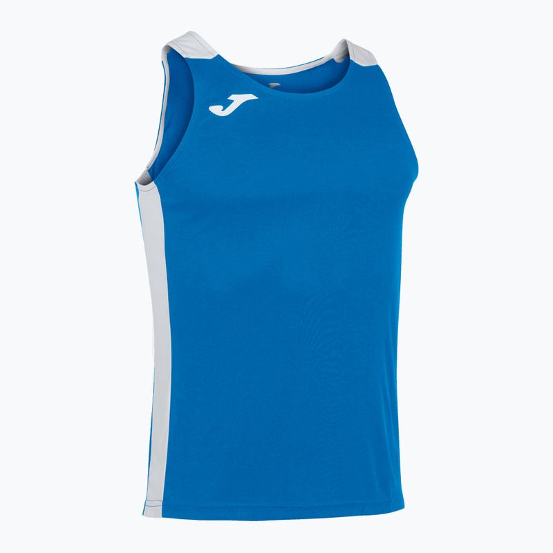 Koszulka do biegania męska Joma Record II royal/white 5