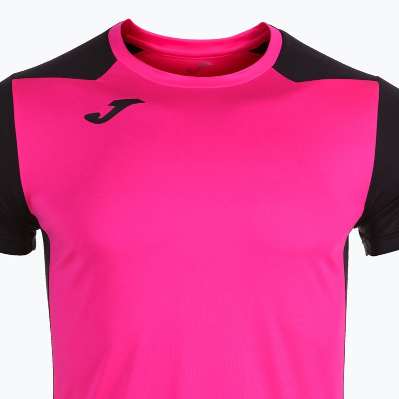 Koszulka do biegania męska Joma Record II fluor pink/black 11