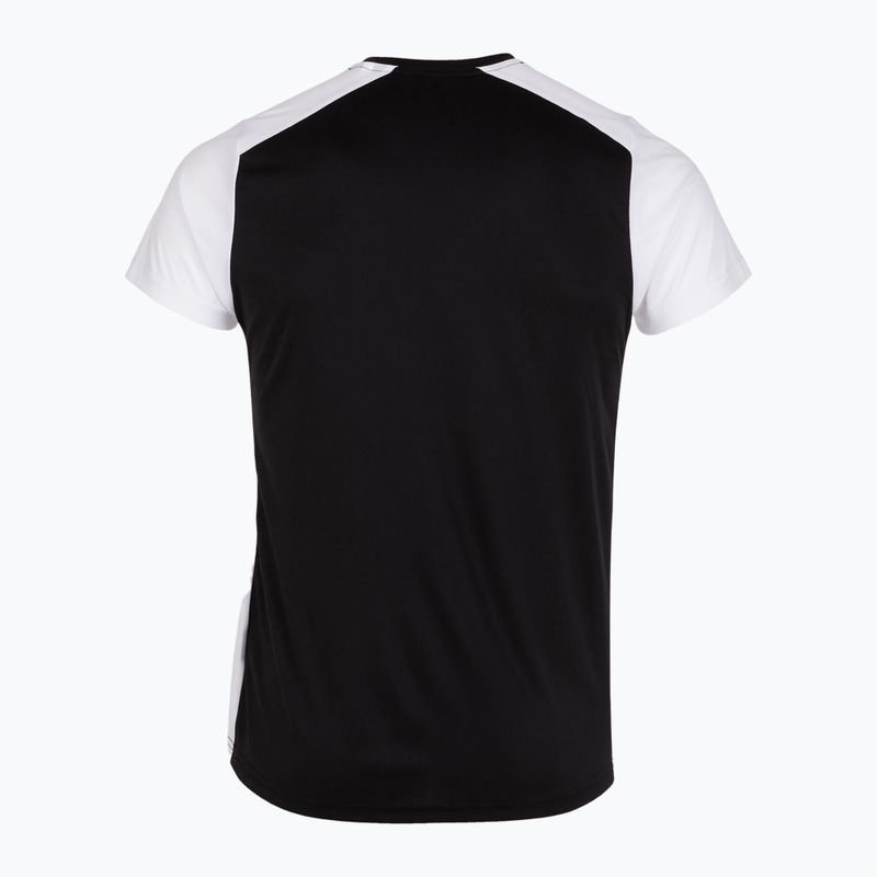 Koszulka do biegania męska Joma Record II black/white 8