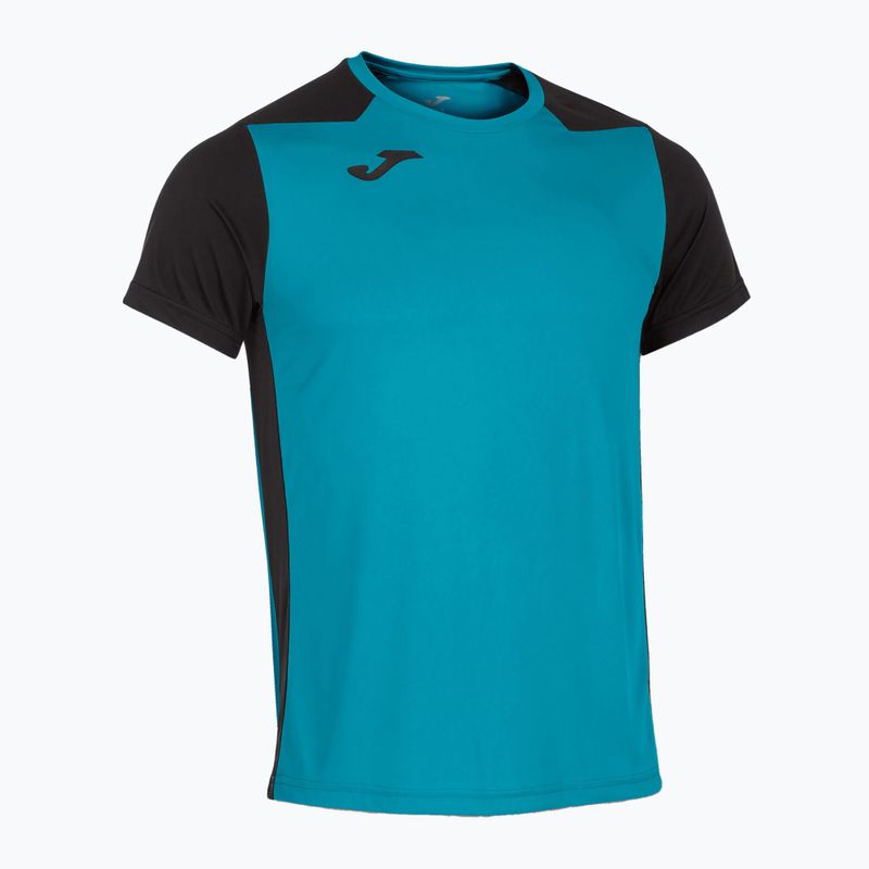 Koszulka do biegania męska Joma Record II turquoise black 9