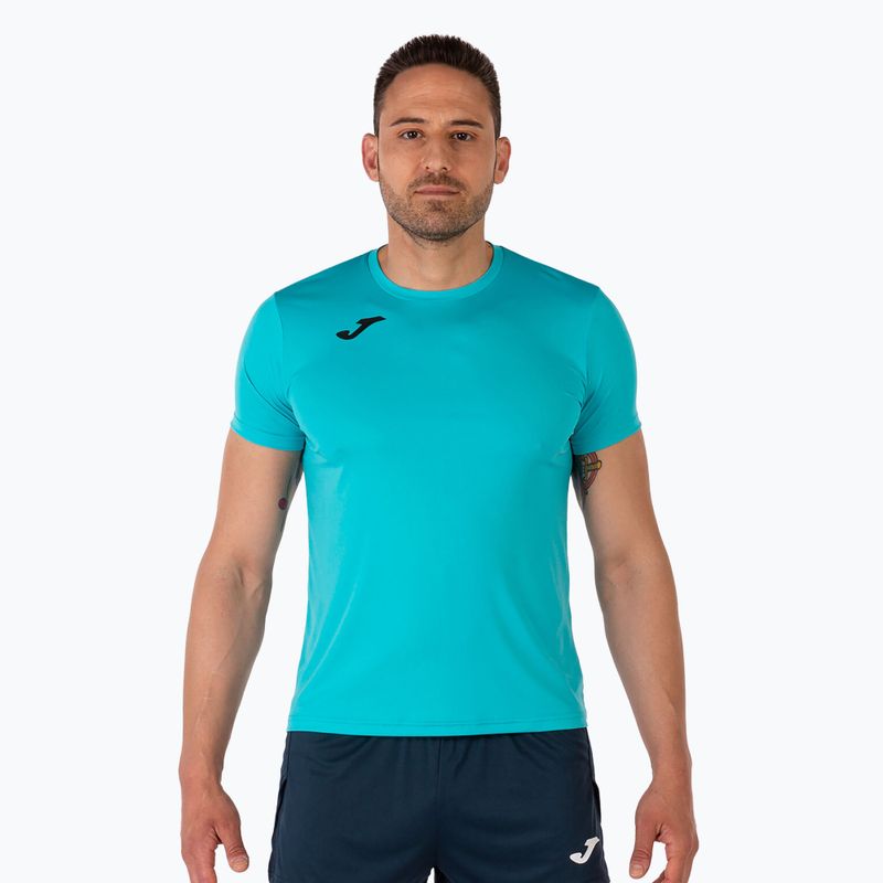 Koszulka do biegania męska Joma Record II fluor turquoise