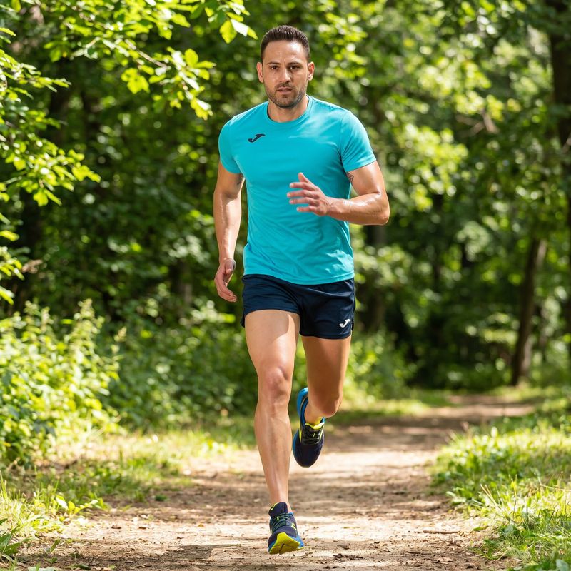 Koszulka do biegania męska Joma Record II fluor turquoise 9