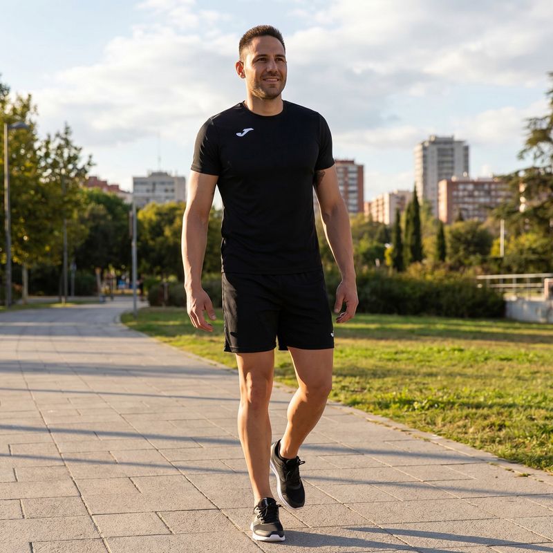 Koszulka do biegania męska Joma Record II black 4