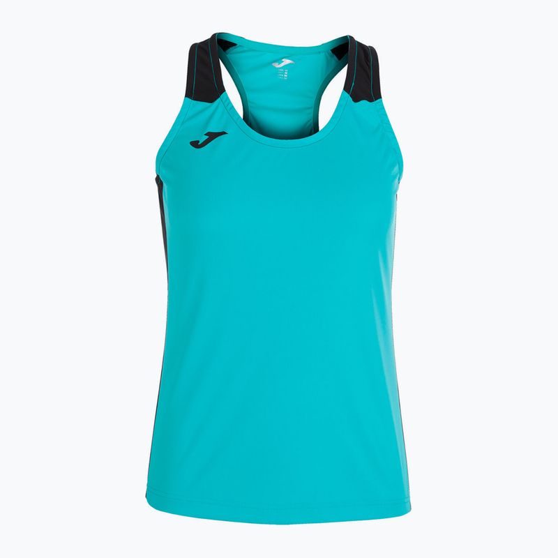 Koszulka do biegania damska Joma Record II Tank Top turquoise/black