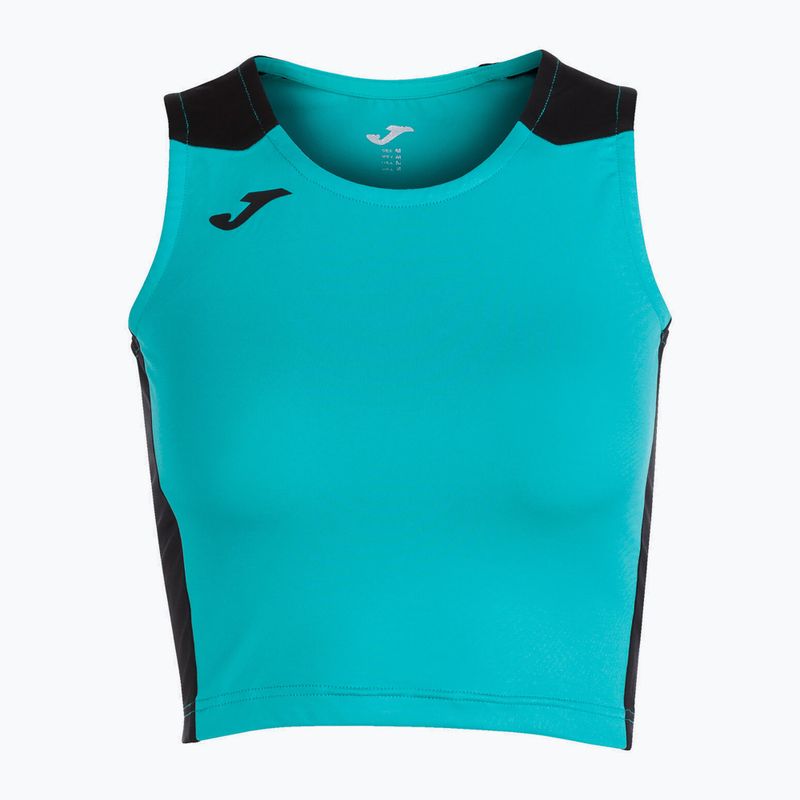 Koszulka do biegania damska Joma Record II Top turquoise/black