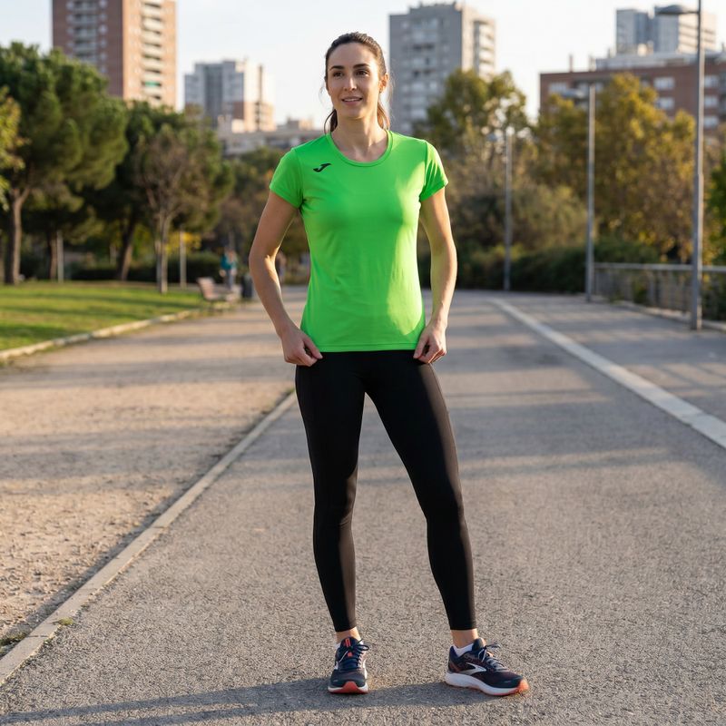 Koszulka do biegania damska Joma Record II fluor green 6