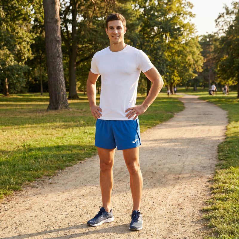 Spodenki do biegania męskie Joma Record II royal 9