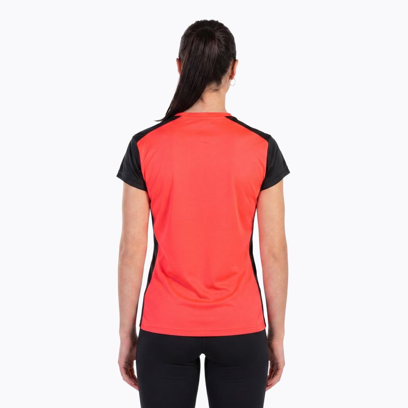 Koszulka do biegania damska Joma Record II fluor coral/black 17