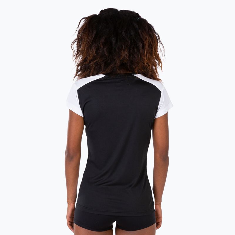 Koszulka do biegania damska Joma Record II black/white 3