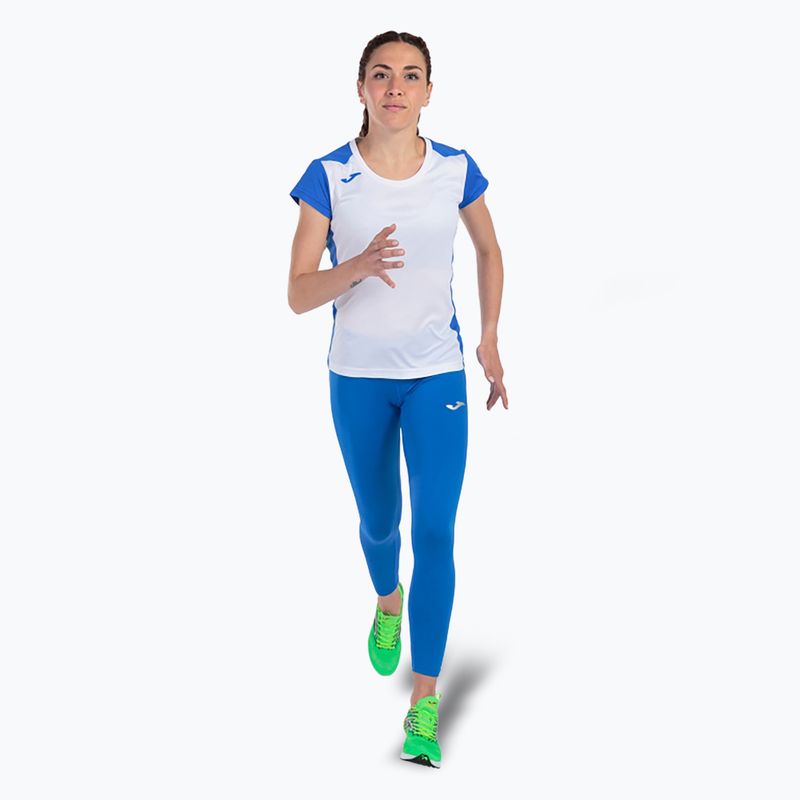 Koszulka do biegania damska Joma Record II white/royal 3
