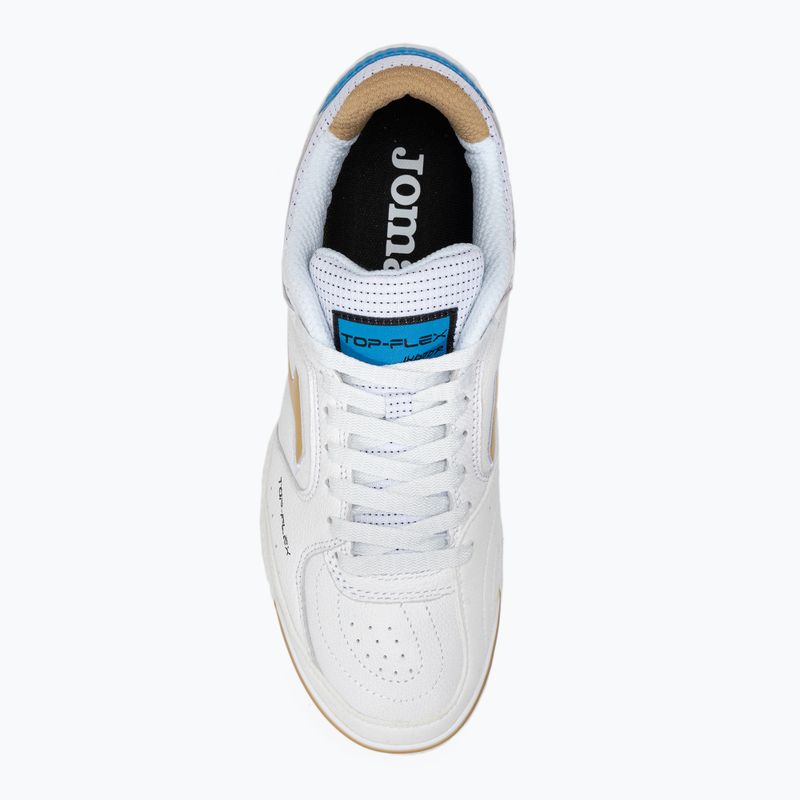 Buty piłkarskie dziecięce Joma Top Flex IN white/gold 6