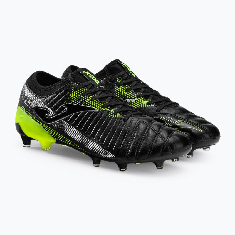 Buty piłkarskie męskie Joma Propulsion Cup FG black/lemon fluor 5