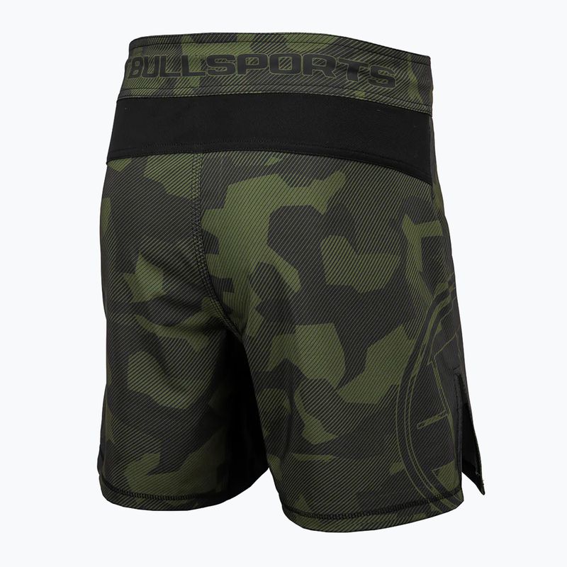 Spodenki grapplingowe męskie Pitbull Grappling Dillard olive 2