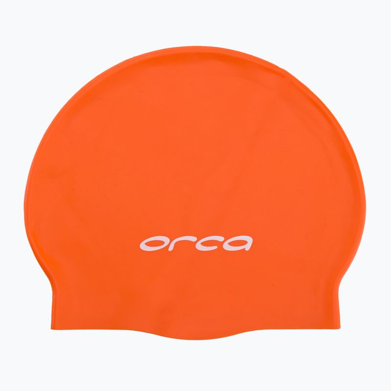 Czepek pływacki Orca DVA00054 high vis orange