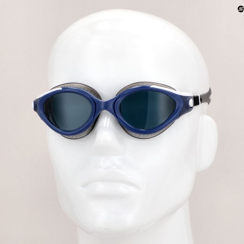 Okulary do pływania damskie Speedo Futura Biofuse Flexiseal Dual Female black/true navy/white/smoke 7