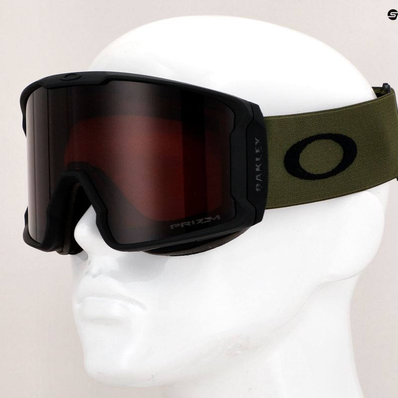 Gogle narciarskie Oakley Line Miner L matte dark brush/prizm snow dark grey 5
