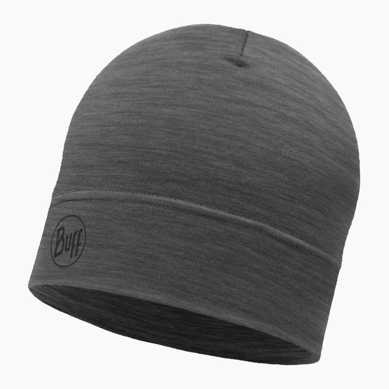 Czapka zimowa BUFF Lightweight Merino Wool solid grey 4