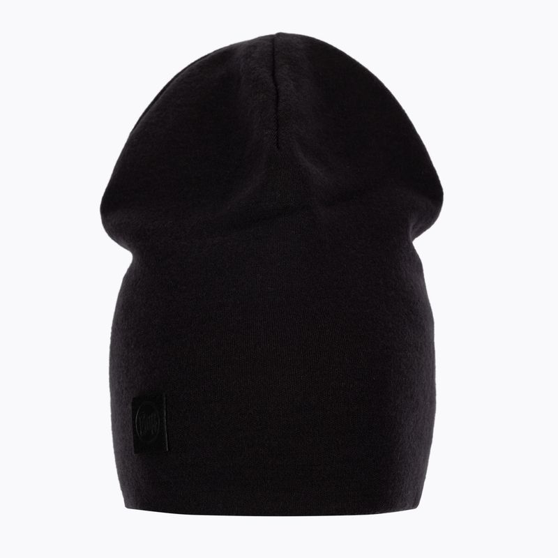 Czapka zimowa BUFF Heavyweight Merino Wool 2021 solid black 2