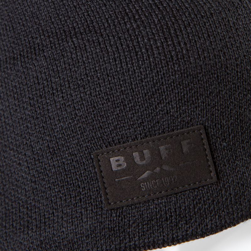 Czapka zimowa BUFF Knitted & Polar solid black 3