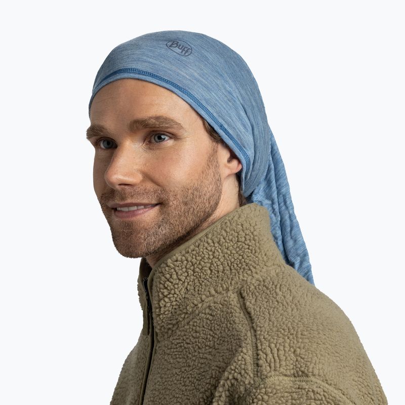 Chusta wielofunkcyjna BUFF Lightweight Merino Wool lake blue 4