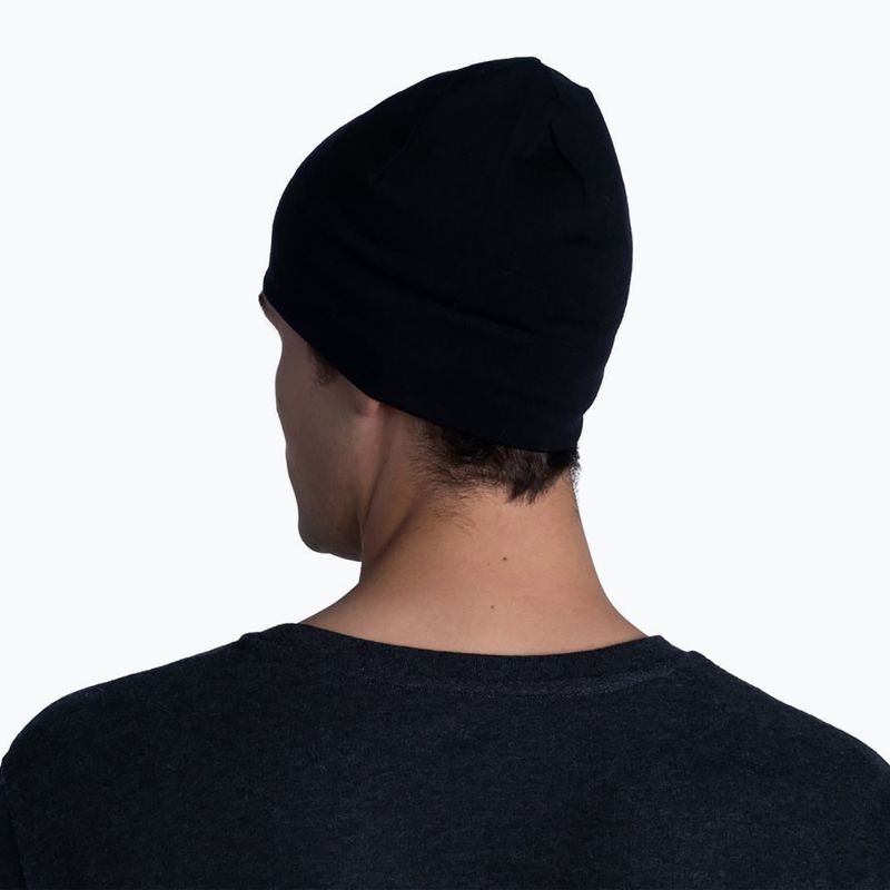 Czapka zimowa BUFF Midweight Merino Wool solid black 4