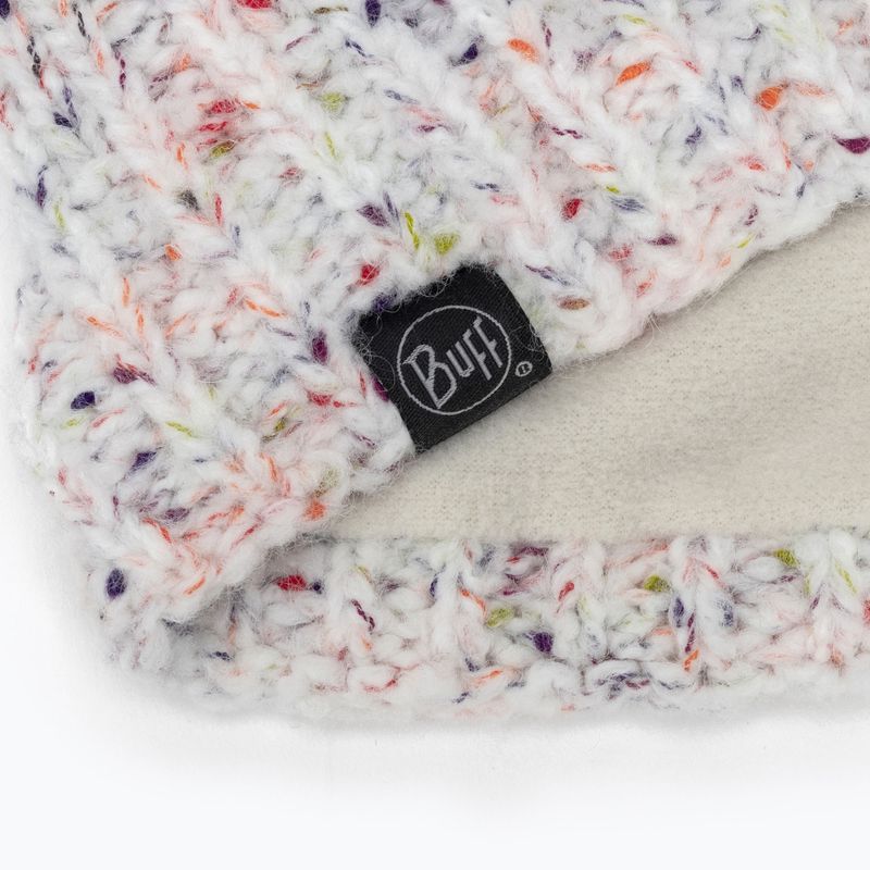 Komin BUFF Knitted & Fleece Kim white 3