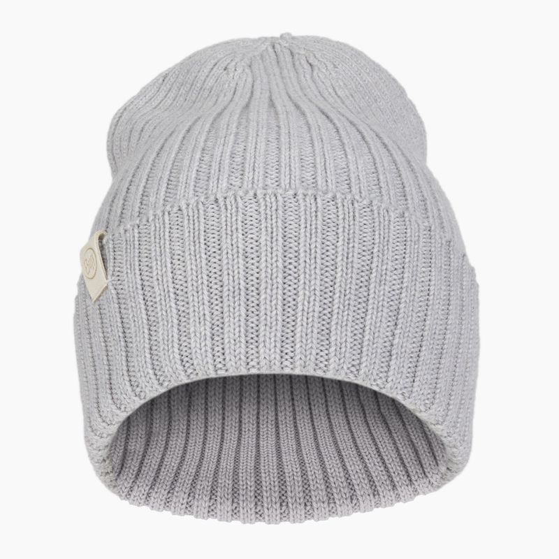 Czapka zimowa BUFF Knitted Norval light grey 2
