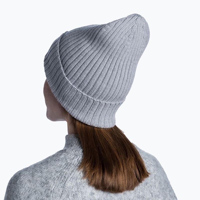 Czapka zimowa BUFF Knitted Norval light grey 7