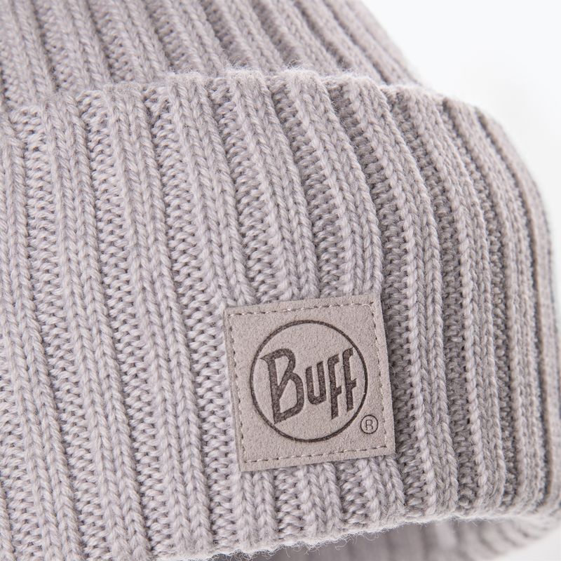 Czapka zimowa BUFF Merino Wool Ervin light grey 3