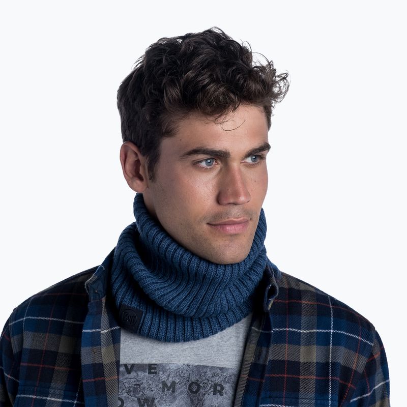 Komin BUFF Knitted Norval denim 5