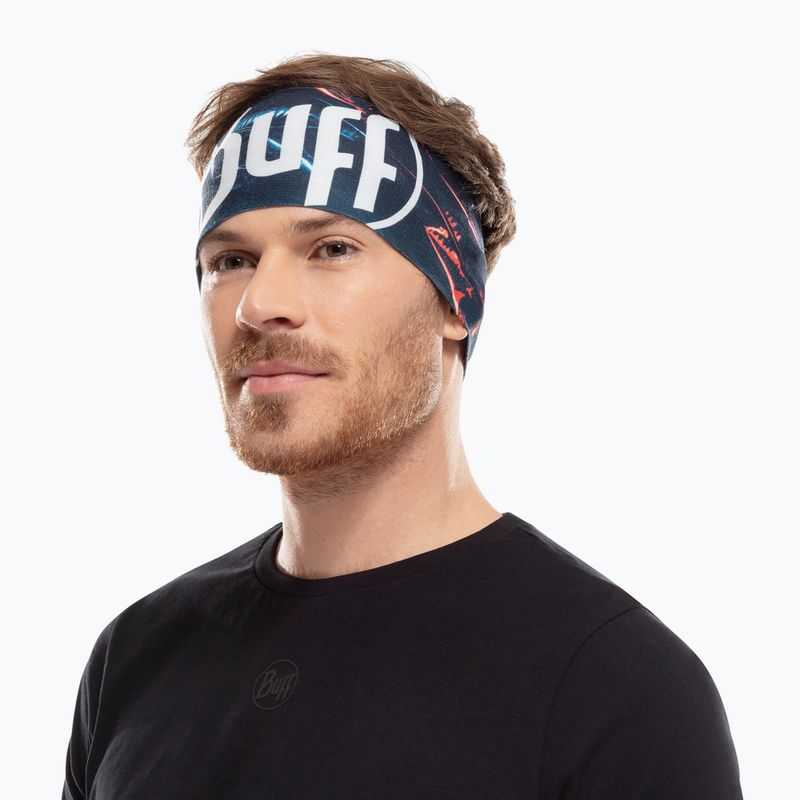 Opaska na głowę BUFF Coolnet UV Wide Xcross multicolor 2