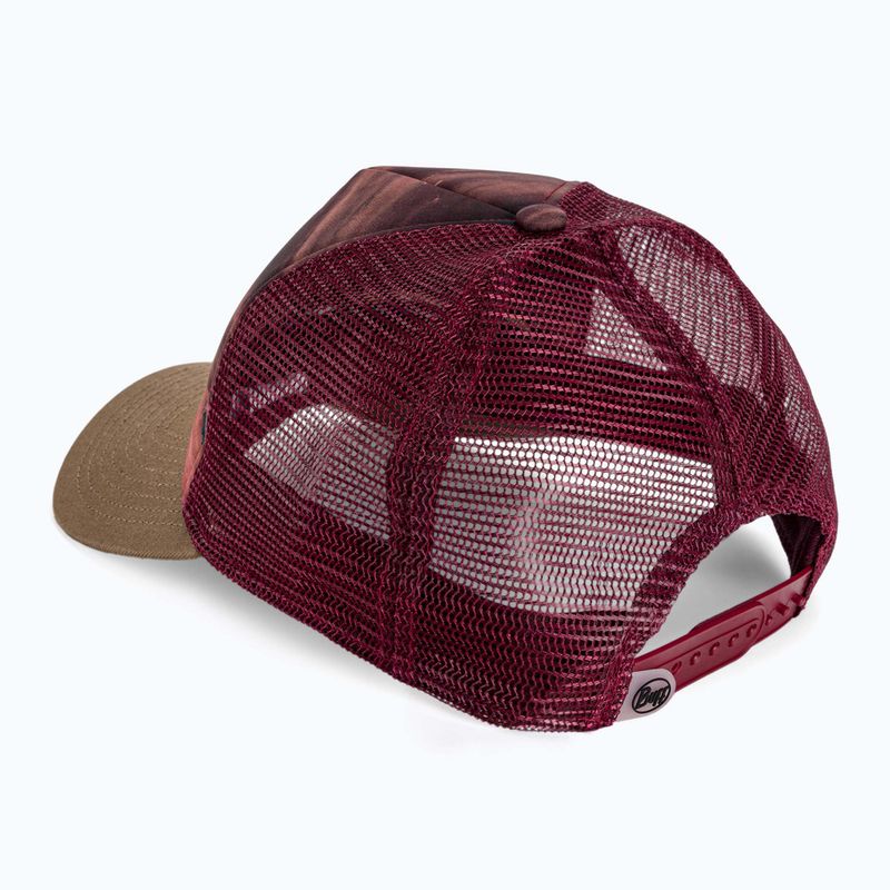 Czapka z daszkiem BUFF Trucker Sykora maroon 3