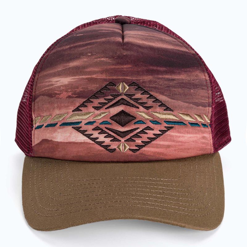 Czapka z daszkiem BUFF Trucker Sykora maroon 4