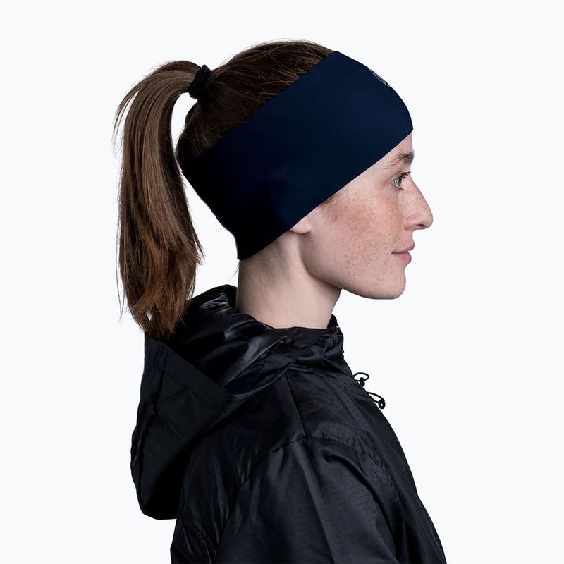 Opaska na głowę BUFF Tech Fleece solid blue 6