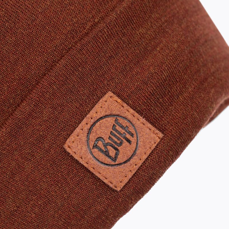 Czapka zimowa BUFF Heavyweight Merino Wool sienna 3
