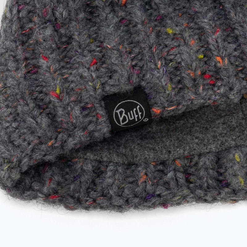 Komin BUFF Knitted & Fleece Kim grey 3