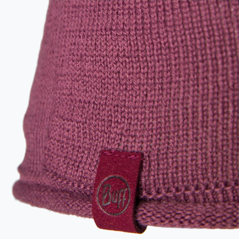 Czapka zimowa BUFF Knitted Lekey rosé 3
