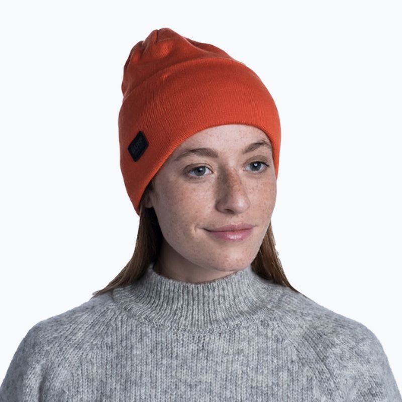 Czapka zimowa BUFF Knitted Niels tangerine 5